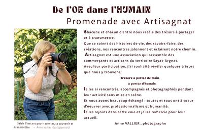 Exposition ARTISAGNAT  — Anne Vallier Photographe